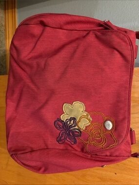 Haiku Women's Strawberry Red Floral Crossbody Bag
